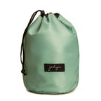 Jadyn Cinch Top Compact Travel Makeup Bag and Cosmetic Organizer for Women (Sage Green)