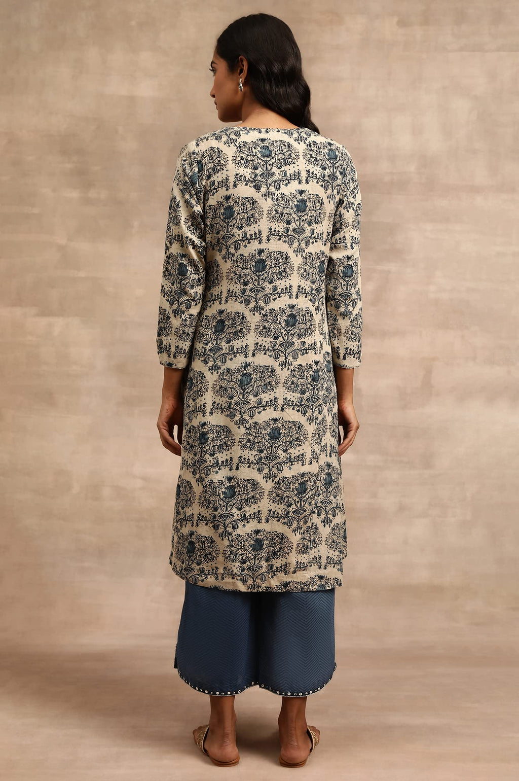 W For Woman Women Cotton Regular Kurtas