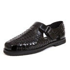 Deer Stags Men's Bamboo2 Sandal, Black, 9 US Men's Medium