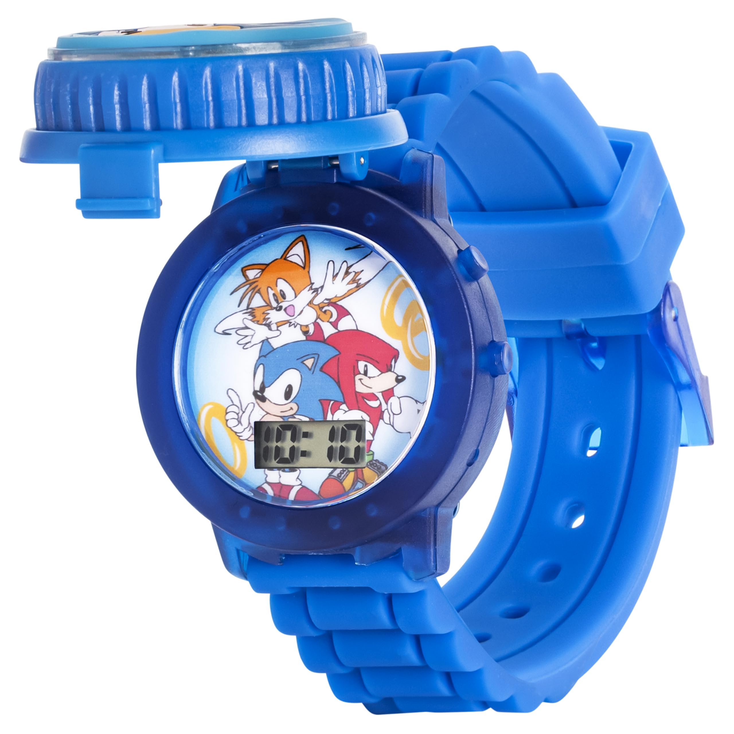 Accutime Sonic The Hedgehog Kids' SNC4020 Digital Display Quartz Blue Watch