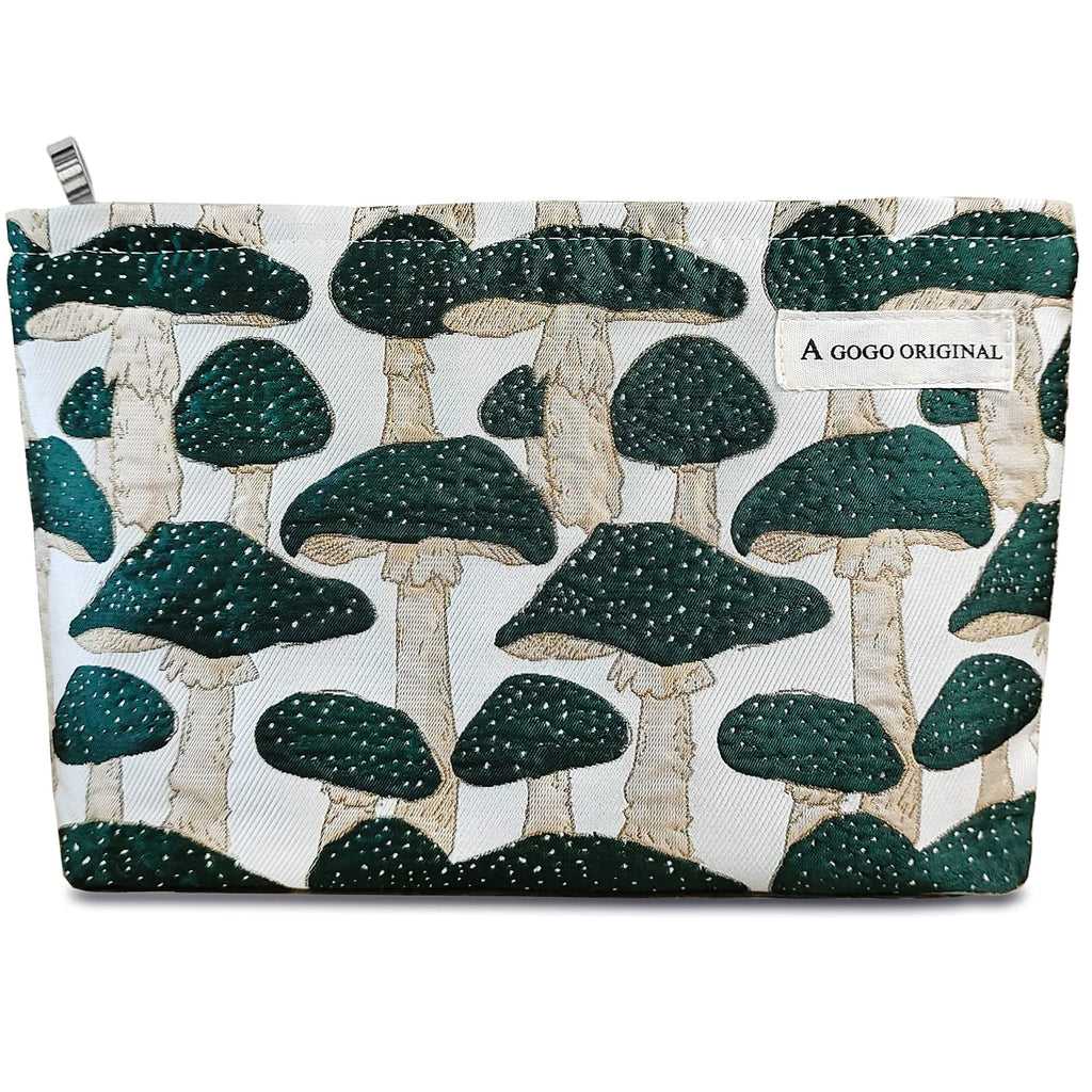 STARDW Cute Makeup Bag Aesthetic Cosmetic Bags for Women Girls, Travel Toiletry Bag Large Capacity Zipper Makeup Pouch, Purse Or