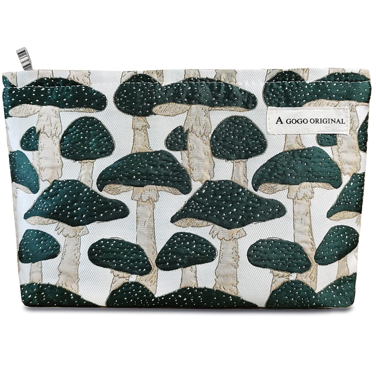 STARDW Cute Makeup Bag Aesthetic Cosmetic Bags for Women Girls, Travel Toiletry Bag Large Capacity Zipper Makeup Pouch, Purse Or
