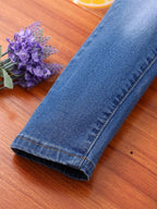 Kotty Girls Regular Fit Solid Jeans True Blue