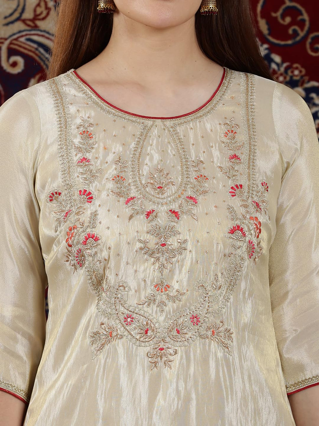 Aurelia Women?? Solid Straight Kurta | Lightweight Round Neck Kurta For Women | Solid Kurta For Women | Beautiful Regular Fit Kurta For Women