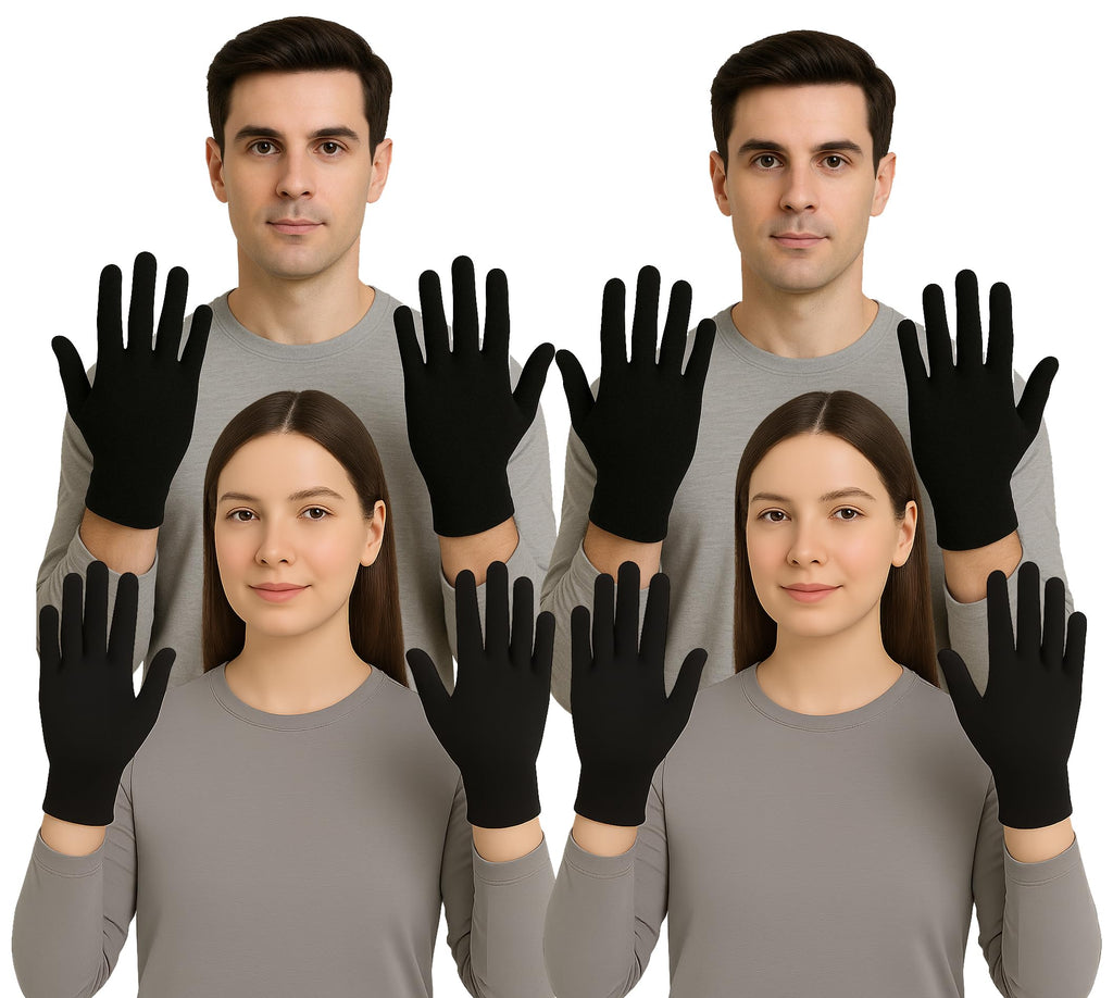 Weavers Villa Cotton Summer Glove for Men & Women | Anti-Slip UV Protection Hand Gloves | Outdoor Sun, Dust, Pollution Shield | 