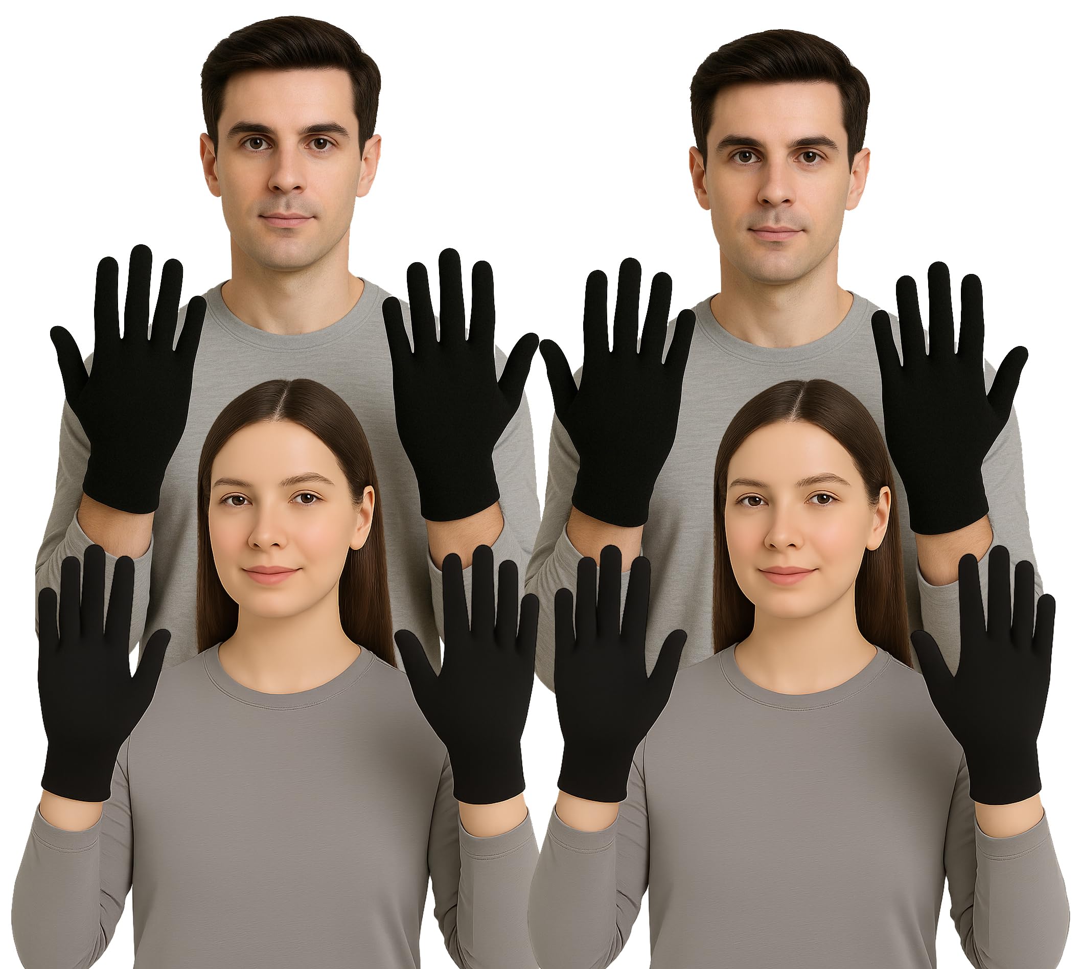 Weavers Villa Cotton Summer Glove for Men & Women | Anti-Slip UV Protection Hand Gloves | Outdoor Sun, Dust, Pollution Shield | 