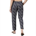Enamor E4A5 Mid-Rise Straight Leg Pant for Women with Side Pockets