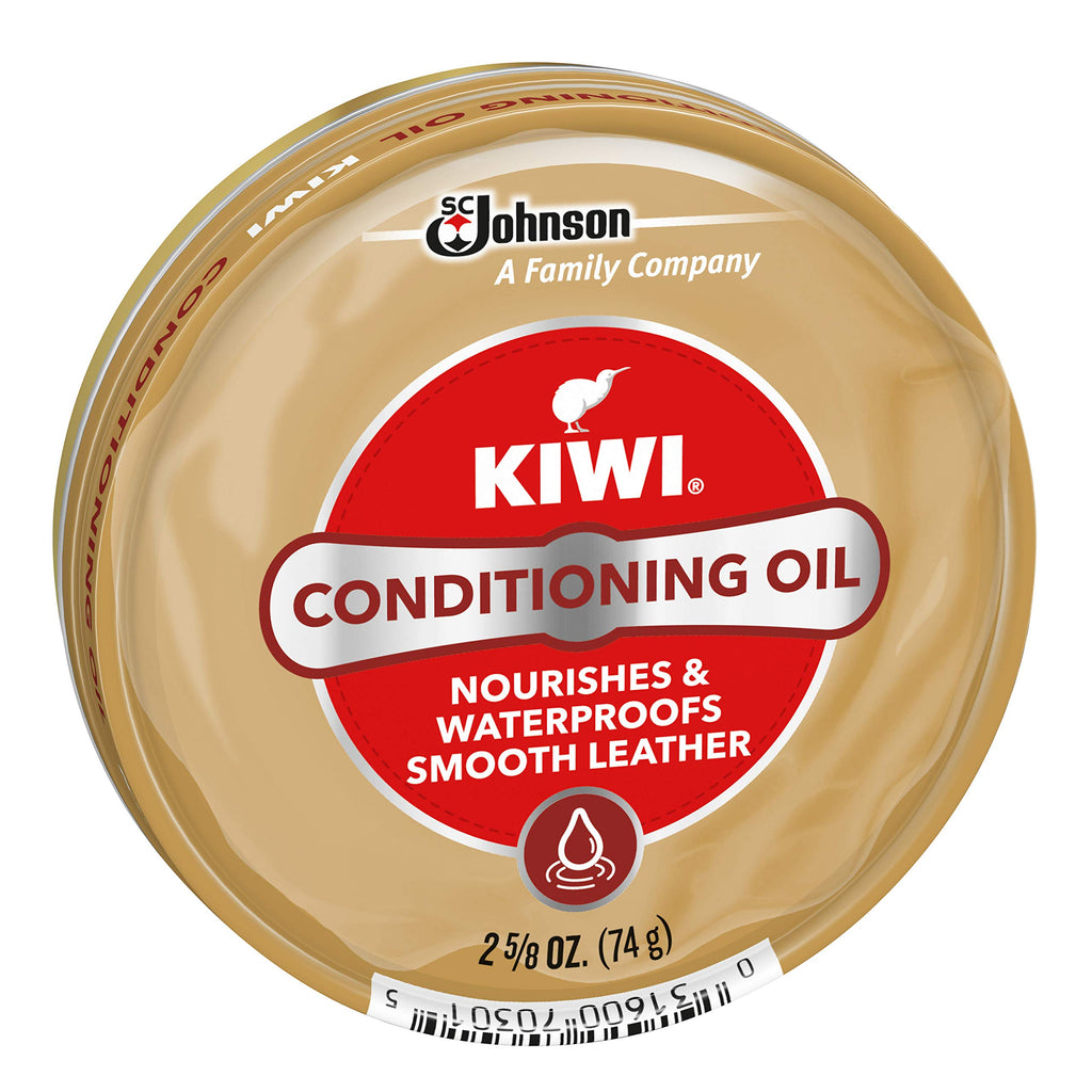 KIWI Shoe Conditioning Oil | Leather Care for Shoes, Boots, Furniture, Jacket, Briefcase and More | 2 5/8 Oz