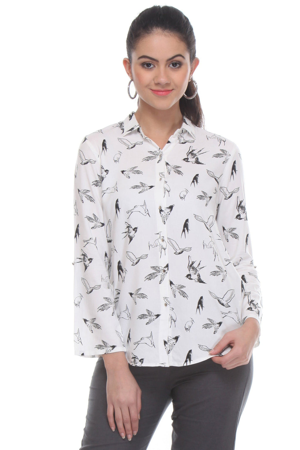 W For Woman Tunic Top (16Fe32272-57024_Ecru_16)