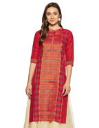 Aurelia WomenS Kurta (18Aua10082-300153_S_Red Small)