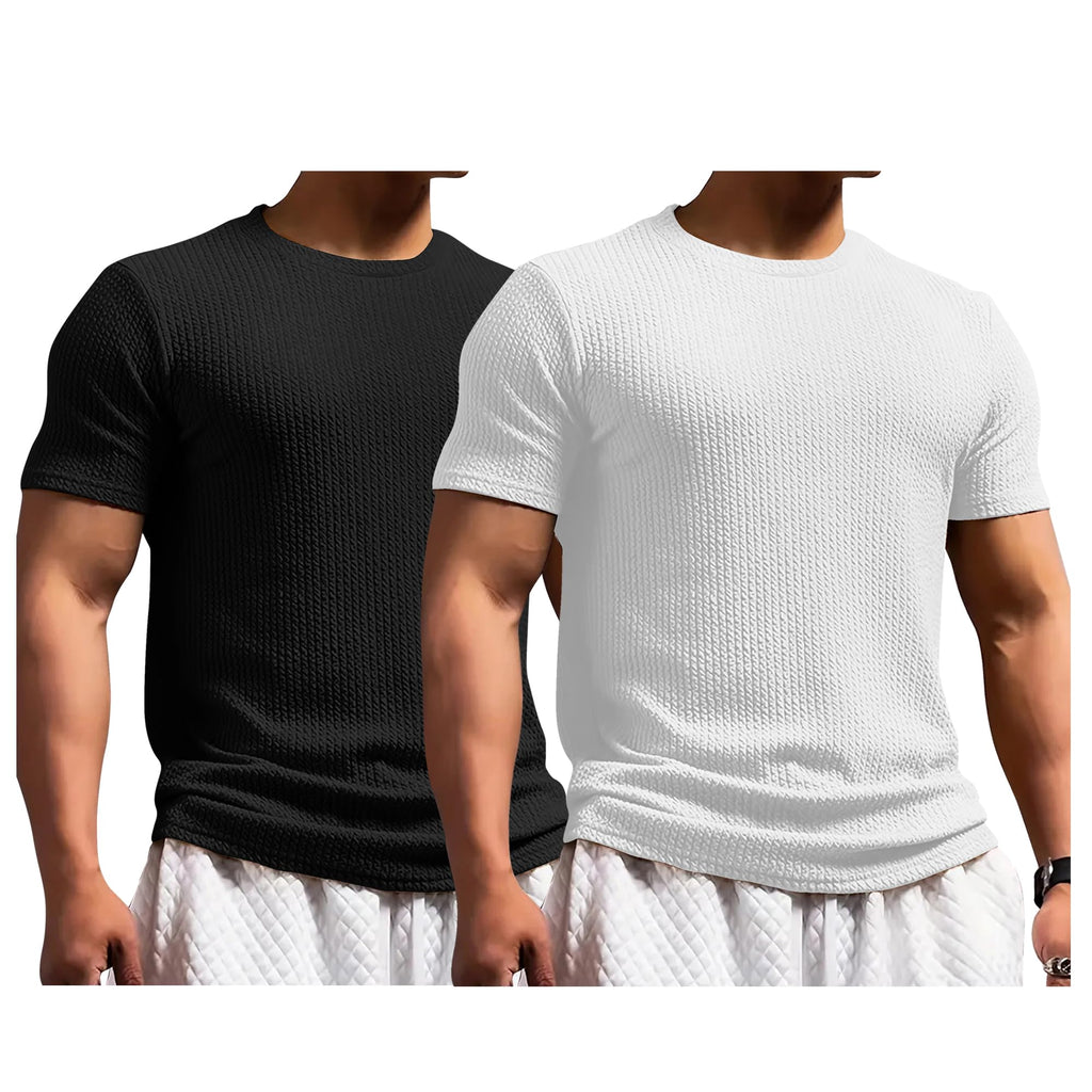 I Enterprise MenS Solid Regular Fit T-Shirt (P2T_Sr107-Sr108_Multicolor1
