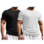 I Enterprise MenS Solid Regular Fit T-Shirt (P2T_Sr107-Sr108_Multicolor1