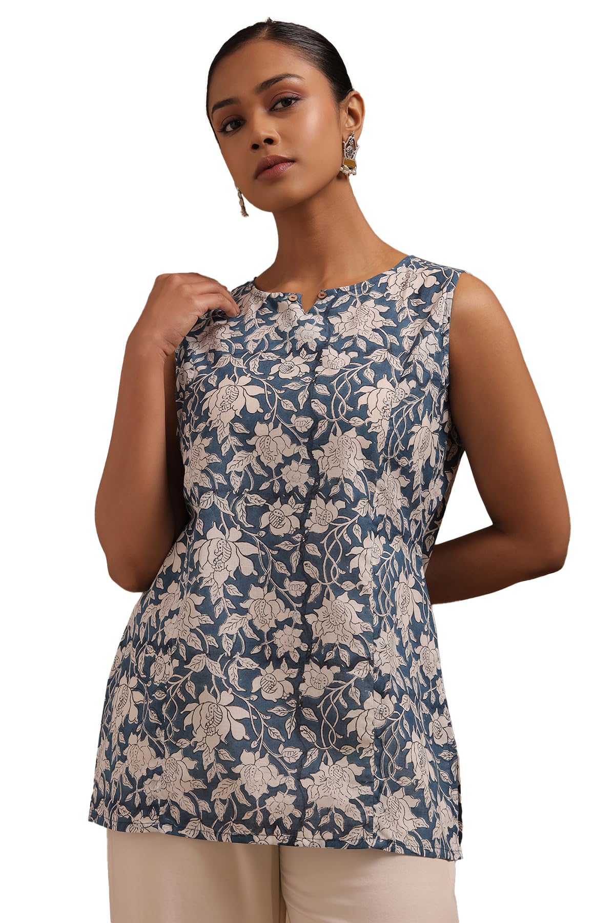 Soch Boys Cotton Floral Print Pajama Top