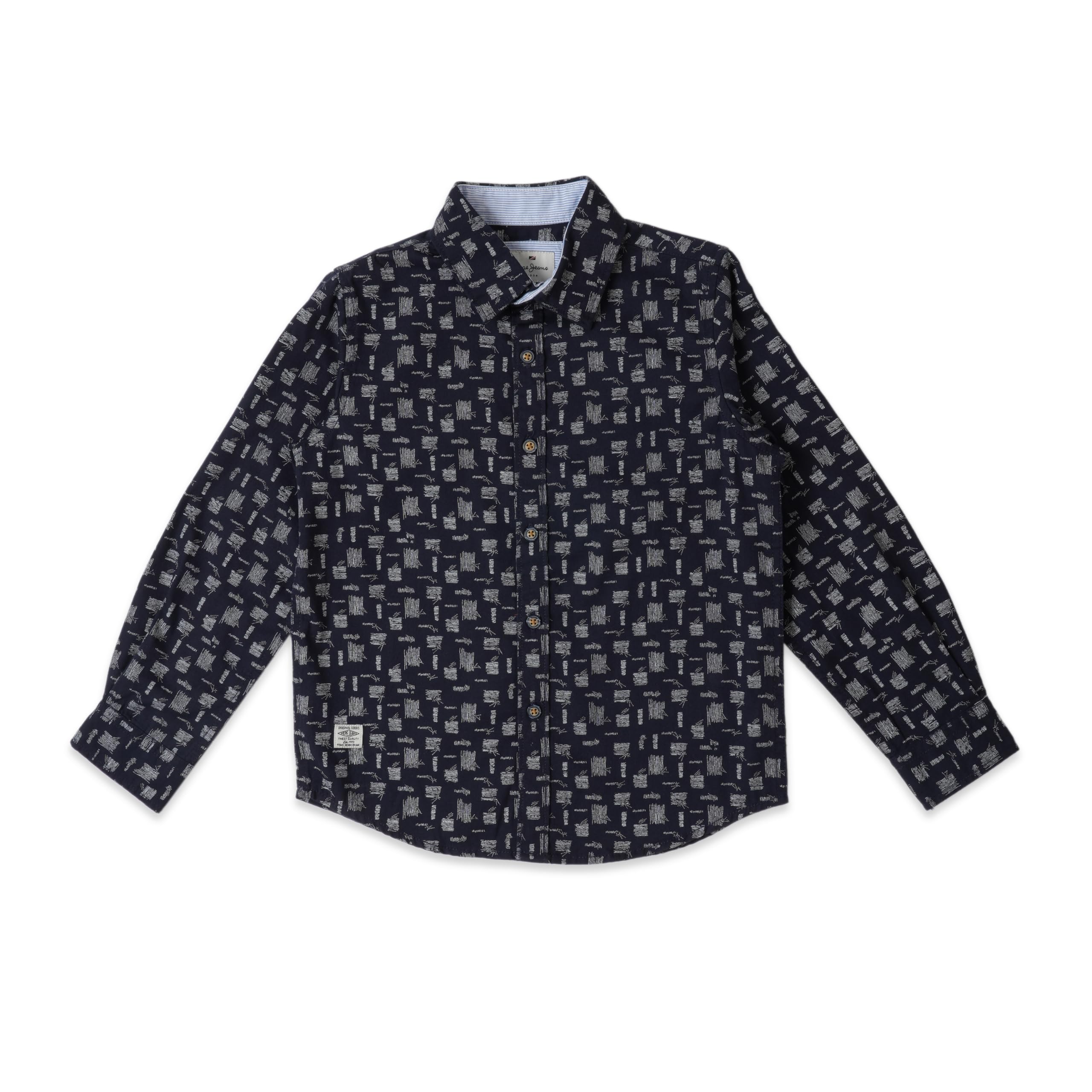 Pepe Jeans BoyS Regular Fit Shirt (Pb30239459514_Navy
