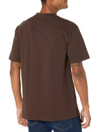 Dickies Men's Heavyweight Crew Neck Short Sleeve Tee Big, Chocolate, XX-Large Tall