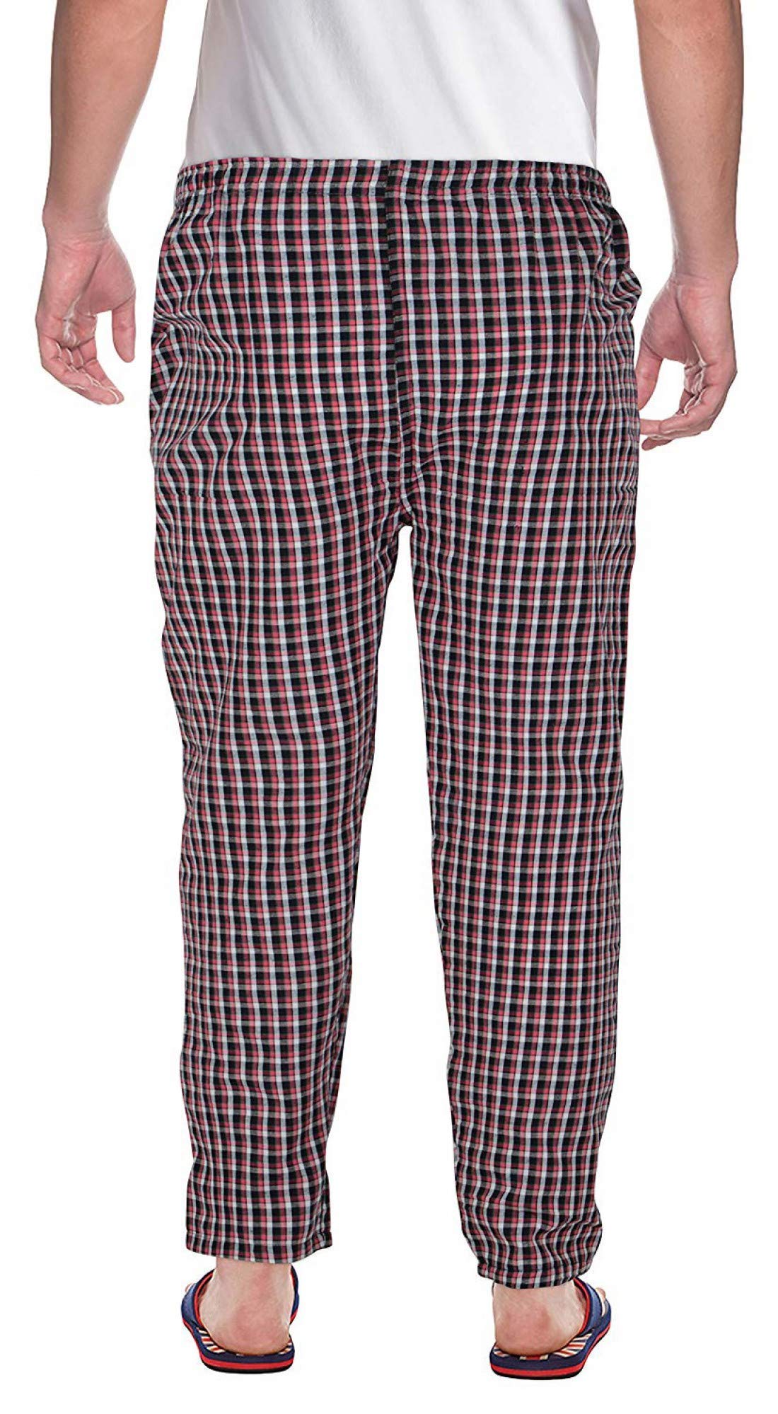 Digital Shopee Men'S Cotton Checkered Casual Formal Pajama Lower Lounge Bottom Wear Sleepwear Sportswear Trousers Multicolored P