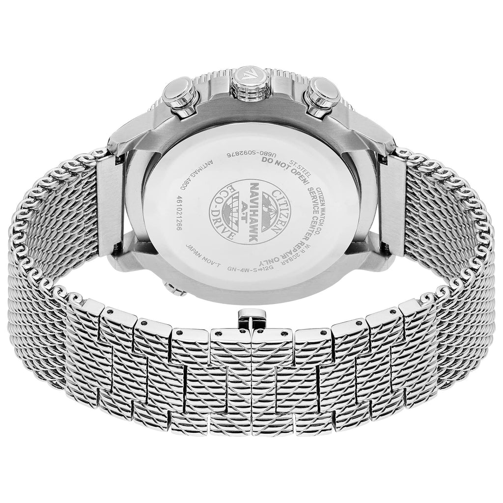 Citizen Eco-Drive Atomic Timekeeping Pilot Watch with Chronograph, Power Reserve, and Luminous Hands/Markers