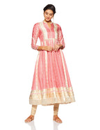 W For Woman Women'S Anarkali Kurta (17Au17238-59380_Berry/ Pink_16/ Xx-Large)