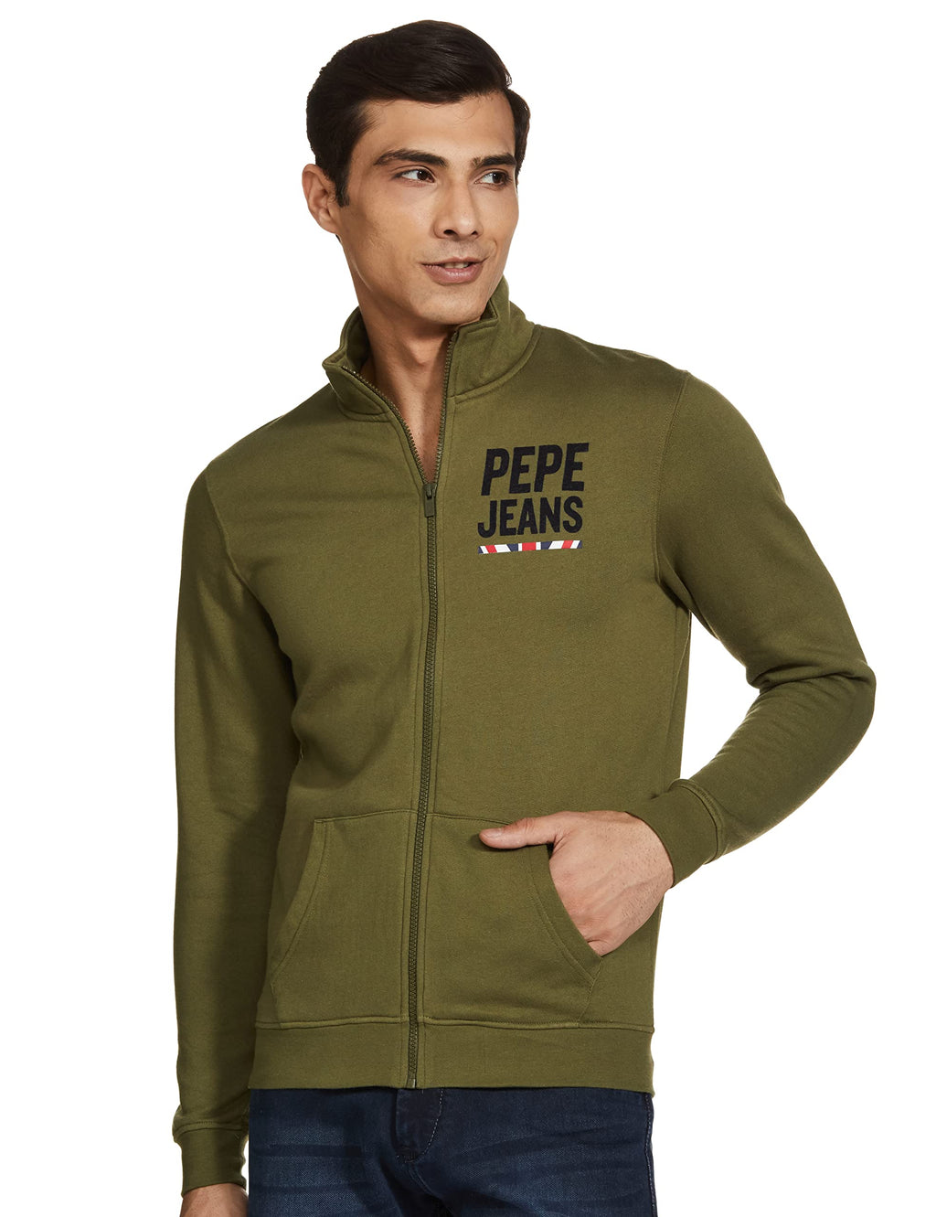 Pepe Jeans MenS Sweatshirts (Pm582109_S, Green, Small)