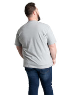 Fruit of the Loom Men's Big & Tall Eversoft Cotton Short Sleeve T Shirts, Breathable & Moisture Wicking with Odor Control, Miner