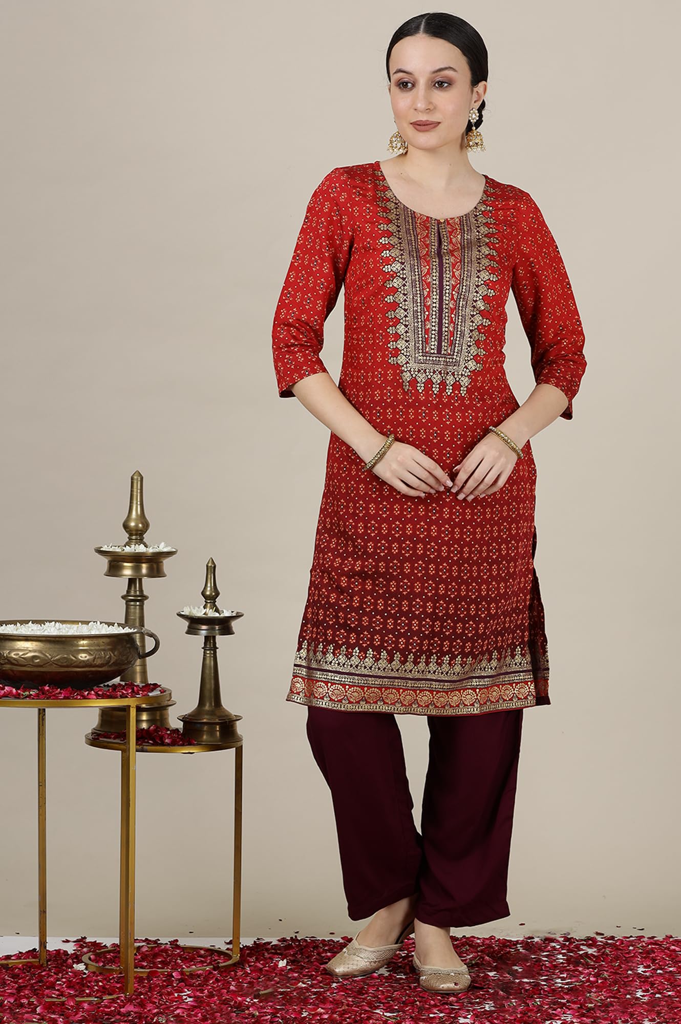 Aurelia Women'S Viscose Kurtas
