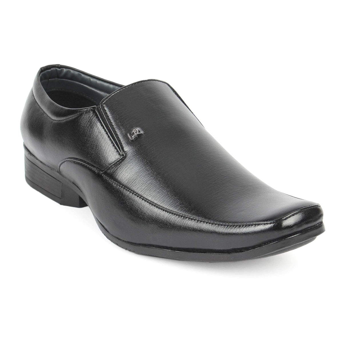 FASHION VICTIM Mens Squeeze Synthetic Leather Black Formal Shoes9 UK 9