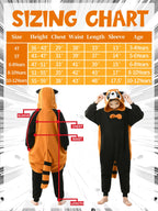 CANASOUR Red Panda Onesie Kids Halloween Cosplay Costume Girls One Piece Pjs Anime Unisex Hoodie Pajamas For 5T Boys Party Pyjam