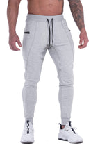 MAIKANONG Mens Slim Fit Joggers Tapered Sweatpants for Gym Running Athletic Grey