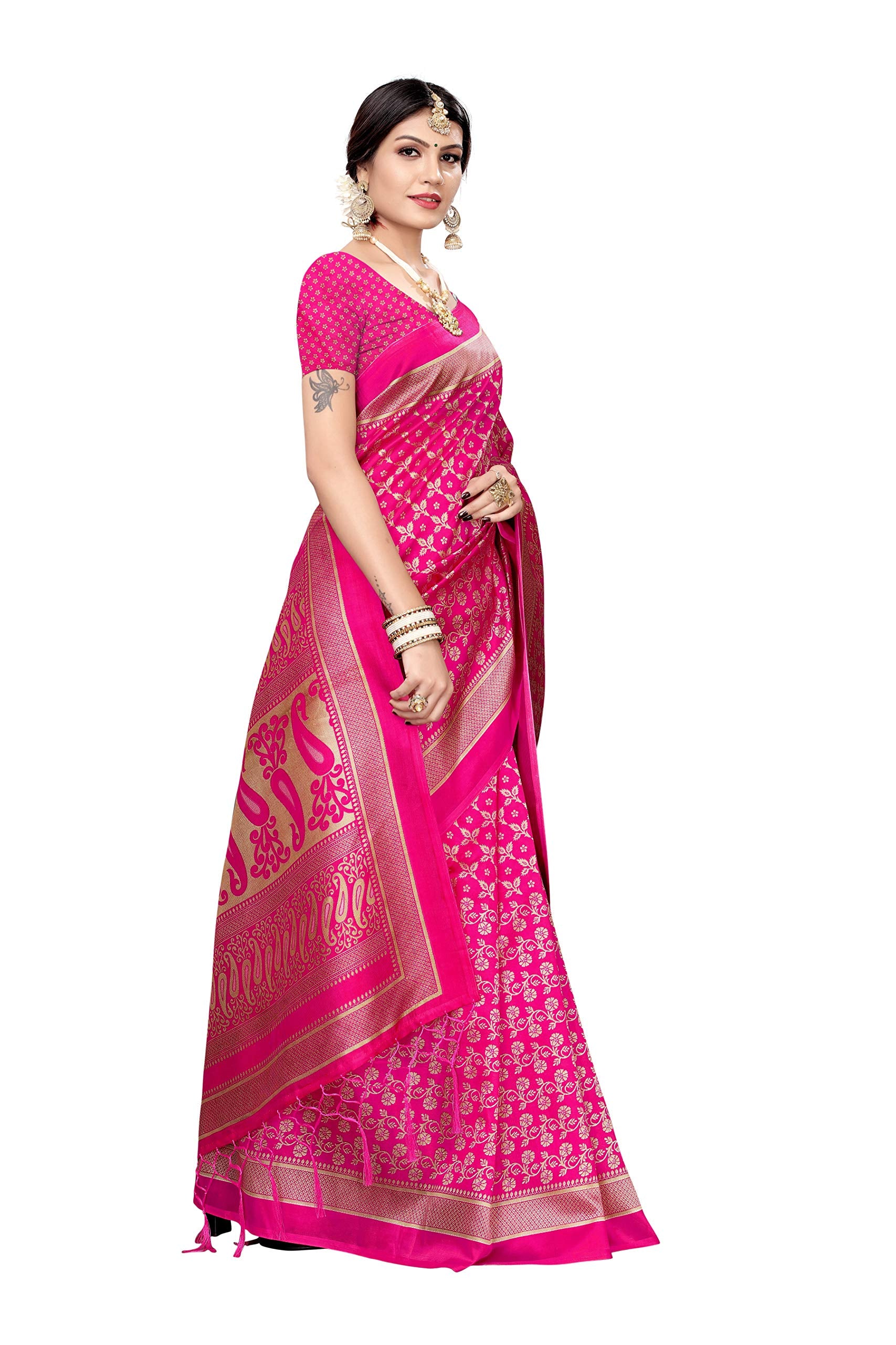 Anni Designer Art Silk Saree with Blouse Piece