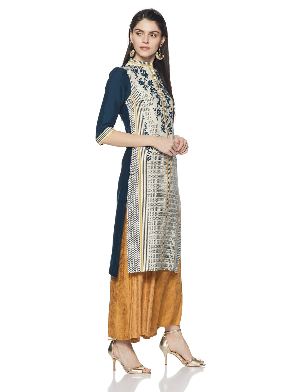 W For Woman Straight Kurta (18Auw11416-110642_White_10)