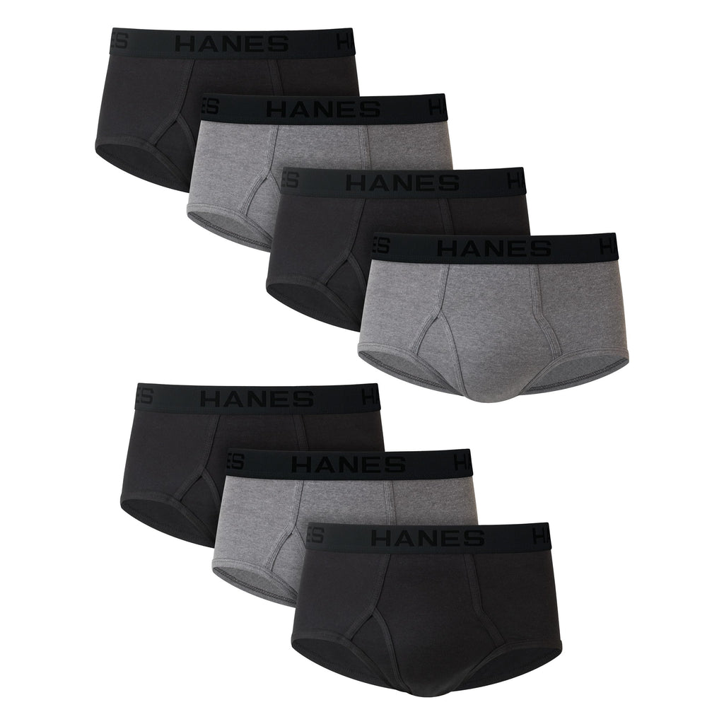 Hanes Ultimate Mens FreshIQ ComfortSoft Briefs 7-Pack, 7 Pack-Assorted, Medium