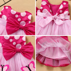 Newborn Toddler Baby Girl Princess Dress Cake Smash Birthday Tutu Dress+Headband Outfits Halloween Christmas Baptism Party