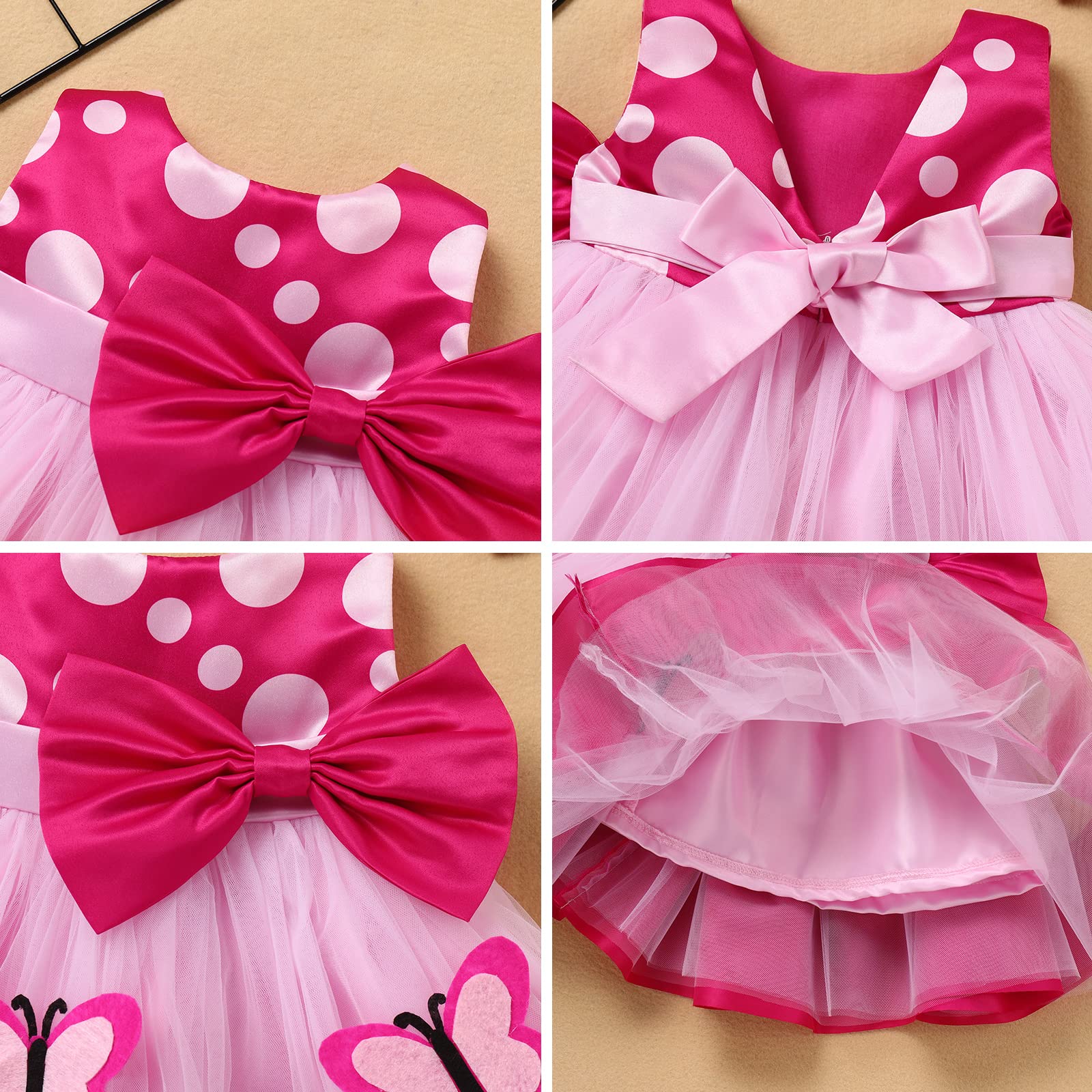 Newborn Toddler Baby Girl Princess Dress Cake Smash Birthday Tutu Dress+Headband Outfits Halloween Christmas Baptism Party