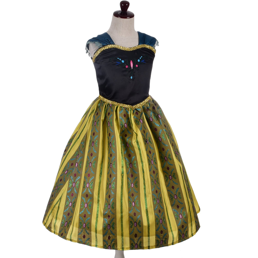 Lito Angels Girls Princess Coronation Gown Costumes Halloween Birthday Fancy Party Dress Up with Accessories