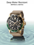 Invicta Men's 47632 Pro Diver Quartz Chronograph Black Dial Watch