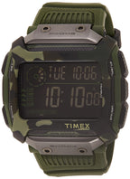 Timex Command Shock Digital CAT 54mm Watch - Olive Camo with Resin Strap