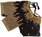 Pujia Mills WomenS Silk Embroidery Maggam Khatli Work With Stone Work Readymade Blouse
