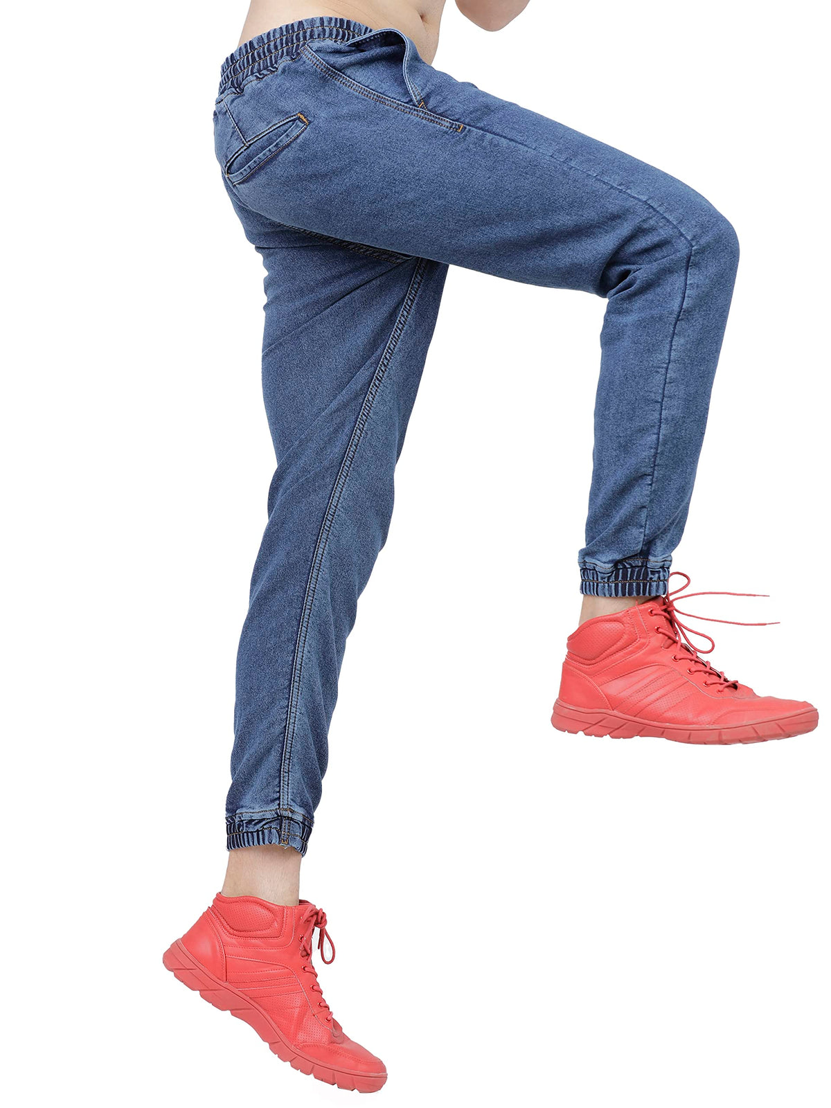 Ketch MenS Regular Jeans (Khjn000144_Blue_34), Mid Rise