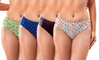 Lyra Pack Of 4 Printed Hipster Panties Multicolour