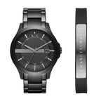 A|X ARMANI EXCHANGE Men's Stainless Steel Watch & Bracelet Gift Set (Model: AX7101)