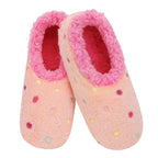 Snoozies Slippers for Women  Lotsa Dots colorful cozy Sherpa Slipper Socks  Womens House Slippers  cozy Slippers for Women  Fuzz