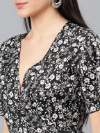 Kotty WomenS Fit And Flare Multicolor Dress