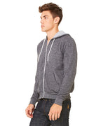 Unisex Sponge Fleece Full-Zip Hooded Sweatshirt - ASPHALT - 2XL(D0102H7WMPP)