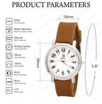 Blekon Original Nurse Watch - Medical Scrub Colors, Easy Read Dial, Second Hand, Water Resistant Watch (Gray)