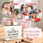 Christian Makeup Bag , Christian Gifts for Women Faith Religious Gifts for Sister in Christ, Best Friendship Birthday Gift for F