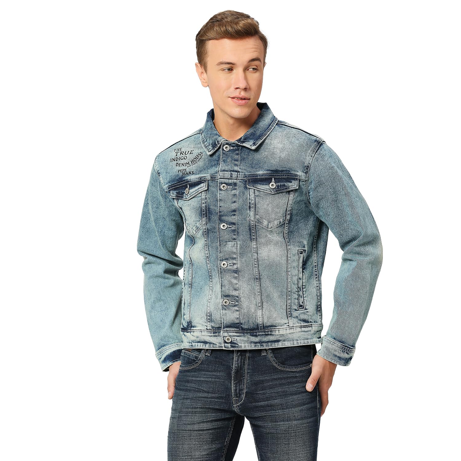 Pepe Jeans MenS A-Line Coat (Pm402808Q05_Light Used