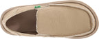 Sanuk mens Vagabond loafers shoes, Khaki, 13 US