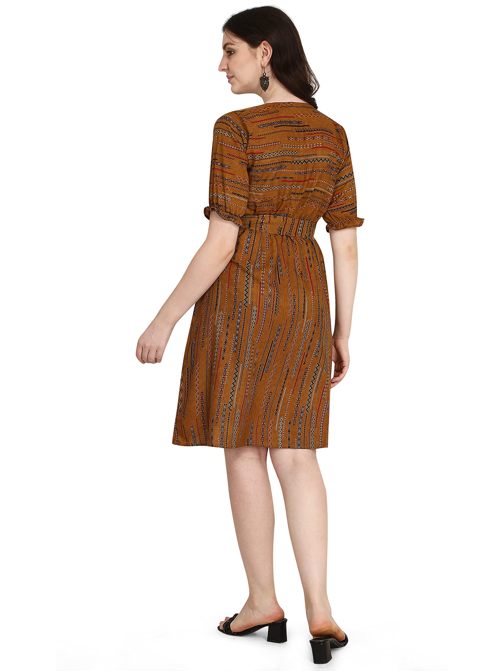 Om Sai Latest Creation Rayon Printed Fully Stitched Straight Kurti For Women & Girls On Jeans Palazzo Or Skirt (Plus Size Upto 2