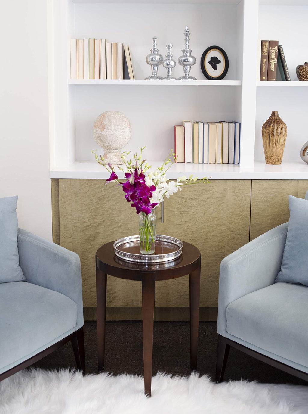 Kabloom PRIME OVERNIgHT DELIVERY - Exotic Opal OrchidA Bouquet of Purple and White Orchids from Thailand