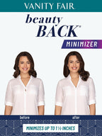 Vanity Fair Womens Beauty Back Smoothing Bra, Bust Line Up To 1.5, Non Padded Cups H Minimizer Bra, Sheer Quartz, 38D US